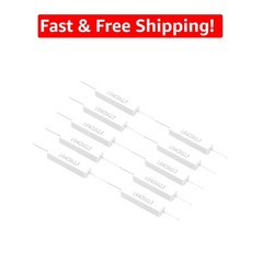 Reliable 30 Ohm Ceramic Cement Resistors – 20 Pcs, 10W Power, Moisture Resistant