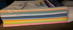 250 International Paper Hammermill 10-Color Card Stock Assortment 65 Lb 8.5 x 11