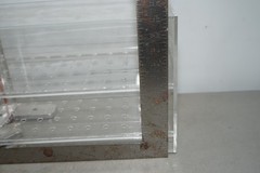 ^ Clear Acrylic Desiccator Cabinet W/ Taylor Humidiguide 18″ x 9.5″ x 11″ #X6015