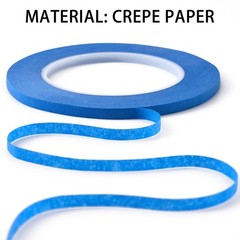 QDiShi 2 Pack 1/4″ inch x 60yd Blue Painters Tape Easy X 60Yd,