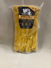 Wells Lamont Heavy Duty Cowhide Leather All Purpose Work Gloves XL 3 pairs