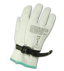 Magid Powermaster 12501Ps Leather Linesmen Protector Gloves 6 Pairs 9.5 Length