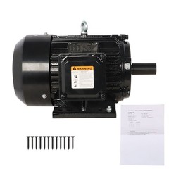Electric Motor 1800 RPM 184T Frame TEFC 230/460 Volt Severe Duty 5HP 3 Phase
