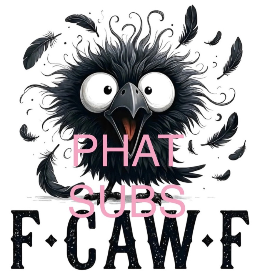 Sublimation Print Caw Crow Ready To Press Heat Transfer