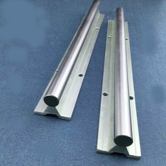 2Pcs SBR12 1500mm Aluminum Cylindrical Guide Linear Slide Rail+4Pcs UU