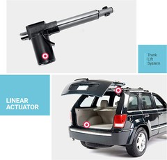 12V 6000N 1320lb Linear Actuator Stroke Long 12″~ 40″ Heavy Duty Waterproof