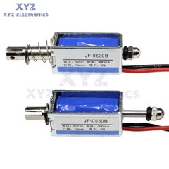 1/2/5/10PCS JF-0530B DC 6V 300mA 5N/10mm Pull Push DC Solenoid Electromagnet