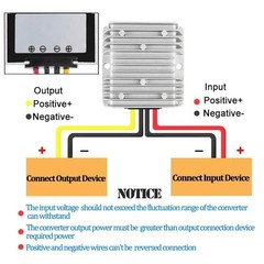 ✅48V/36V to 12V Step Down Converter, 20A 240W DC-DC Buck, Golf Cart Power Supply