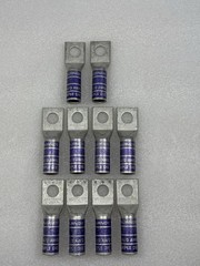 Lot of 10 Burndy Purple Die 15 N200 4/0 AWG Copper Compression Lugs
