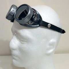 (1 Pair) 2-WAY MIRROR Acrylic Goggle Lenses See-Thru Plexiglas Surveillance Disc