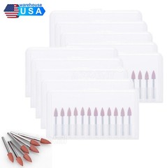 10packs Dental 0413 Brownie Polishers Bur FG 1.6MM Shank Mini Points AZDENT