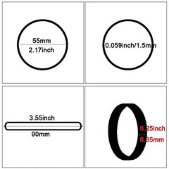 AMUU Rubber Bands Size #64 227G/0.5 Lb Purple Blue Black Rubber Bands for Office