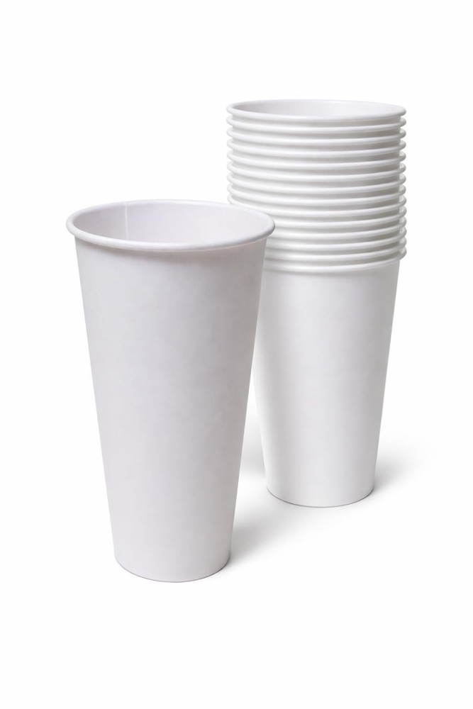Sierra 20oz Paper Hot Cups, 600 Count, White, 12 Packs of 50, Made in USA