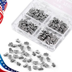 50set Dental Orthodontic 1st Molar MBT 0.022 Buccal Tubes Bondable Monoblock
