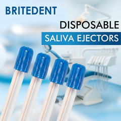 Dental Saliva Ejectors, Disposable Suction Tips Evacuator (Choose Color & Qty)