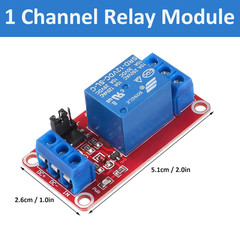 4Pcs DC 24V Relay Module 1 Channel Relay Board with Optocoupler Isolation Suppor