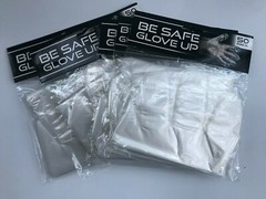 100 200 / 500 / 1000 / 2000 Count – Clear PE Poly Food Service Gloves Non-Latex