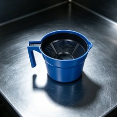 Milk Strainer with Strainer Insert Open-Top for Dairy Producers, Farmers
