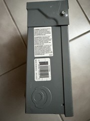 Square D DU222RB 60A 240V 2-Pole Non-Fusible Safety Switch NEMA 3R