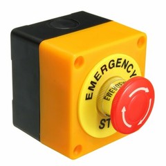 Red Mushroom Emergency Stop Shut Off Push Button Switch NO + NC 22mm CNC Gecko