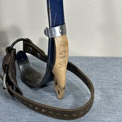 Klein Tools 8210 Left & Right Tree Pole Climbing Spikes Gaffs Adjustable Leather