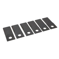 Disc Mower Knives Type 1 Top Bevel Flat 6 Pack fits Kuhn GMD55 GMD66 56451210
