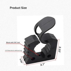 Shovel Holder & Tool Mount, Quick-Release Molle Panel Clamps for Small – 4 Pack