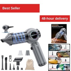 houscly Cordless Handheld Vacuum 25000Pa High Power Cleaner 4-in-1