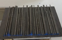 1144 Steel Round Bar Lot – Cold Drawn & Hot Rolled – 40 Pcs, 17.55 lbs