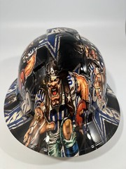 New Full Brim Hard Hat Custom Hydro Dipped DALLAS COWBOYS