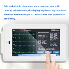 NEW 6/12-lead Electrocardiograph ECG EKG Machine + Glasgow ECG Interpretation
