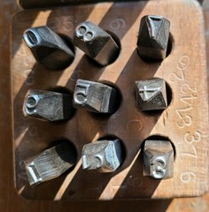 1/4″ & 3/8″ 71pc. Letter & Number Stamp Punch Sets Alloy Steel Metal