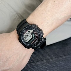 Casio WS-1800-1AV Digital Sport 100M WR Alarm LED Backlight Stopwatch Dual Time