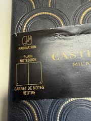 Castelli Milano Copper & Gold Pocket Notebook Journal 192 Pages Made Italy