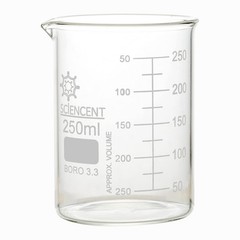 Set of 6 Laboratory Glassware Science Lab Chemistry Beaker 50/100/250/500/1000ml
