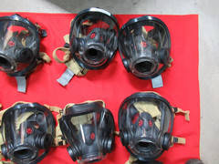 SCOTT AV-3000 HT MASK w/KEVLAR NETTING SMALL MEDIUM LARGE Firefighter SCBA AIR