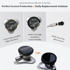EKO CORE 500 Stethoscope Protection Kit: Covers, Tips, and Films Included