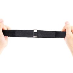 Hook and Loop Straps Metal Buckles, Adjustable Fastening Cable Straps,