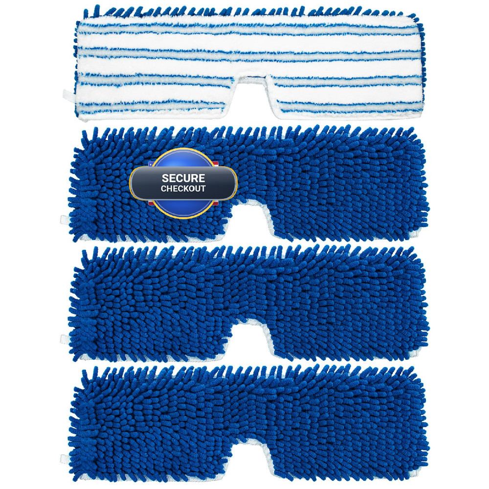 Dlaimi 4 Pack Mop Heads Replacements Compatible For Ocedar Dual-Action Flip Mop