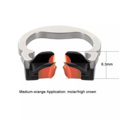 Dental Matrix Sectional Contoured Matrices Nickel Titanium R5 Clamping Ring