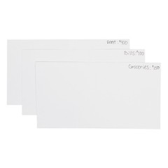 100 Pack No 7 Money Envelopes for Cash 3.5×6.5 in White 130 GSM Paper