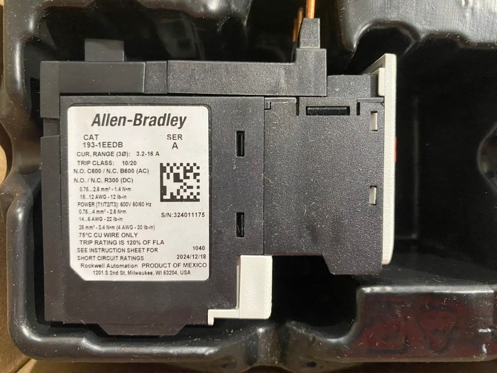 Allen Bradley E100 3.2-16.0 A DIRECT MOUNT OVERLOAD RELAY