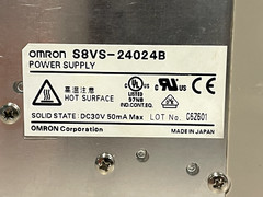 Omron S8VS-24024B, 24V DC Power Supply 240W 10A – Used Untested