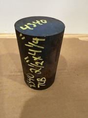 Alloy Steel Round Bar 4340-Hot Rolled Heat Treated 2 1/2” x ~4 1/4” – One Piece