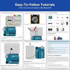 Arduino Starter Kit with Original Uno R3 RoHS Compliant 34 Projects Electronic