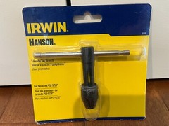 Irwin/Hanson 12115 Tap Wrench T-Handle for tap sizes #12-5/16″ Made in USA