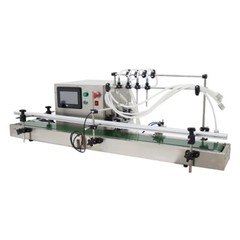 110V Automatic 4Head Magnetic Pump Filling Machine Liquid Bottle Filler 5-1000ml