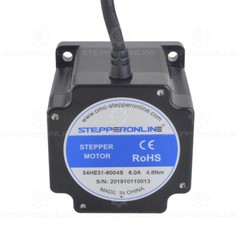 STEPPERONLINE Nema 34 Stepper Motor 680oz.in 6A 86x80mm 14mm Key-way Shaft CNC