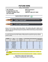 500 FT TFFN/TEWN WIRE. 18AWG STRANDED BC 600 VOLT. MADE IN USA. 6 COLORS AVAIL