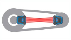 TKBA 21 SKF Belt alignment tool allowing belt pulley and chain drive alignment